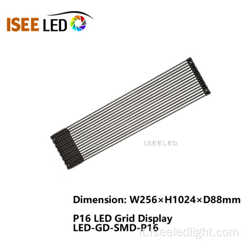 Display a griglia LED P16 per lucidi per esterni